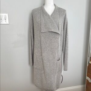 Cozy Gray Knit Cardigan